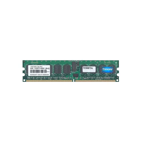 TS128MQR72V4J - Transcend 1GB DDR2-400MHz PC2-3200 ECC Registered CL3…