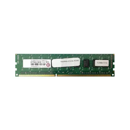 TS256MLK72V3U - Transcend 2GB DDR3-1333MHz PC3-10600 ECC Unbuffered C…