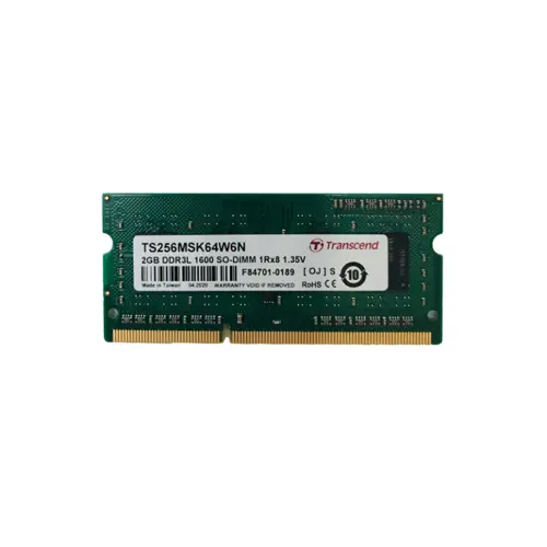 TS256MSK64W6N - Transcend 2GB DDR3-1600MHz PC3-12800 non-ECC Unbuffer…