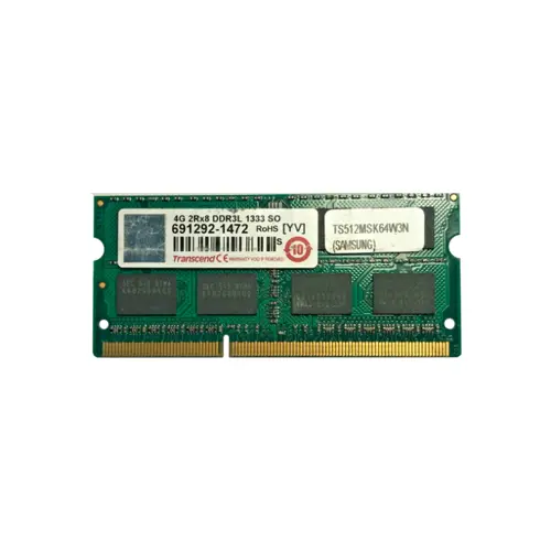 TS512MSK64W3N - Transcend 4GB DDR3-1333MHz PC3-10600 Non-ECC  