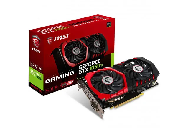 V335-001R - MSI Nvidia Geforce GTX 1050 TI 4GB GDDR5 128-Bit HDMI / D…