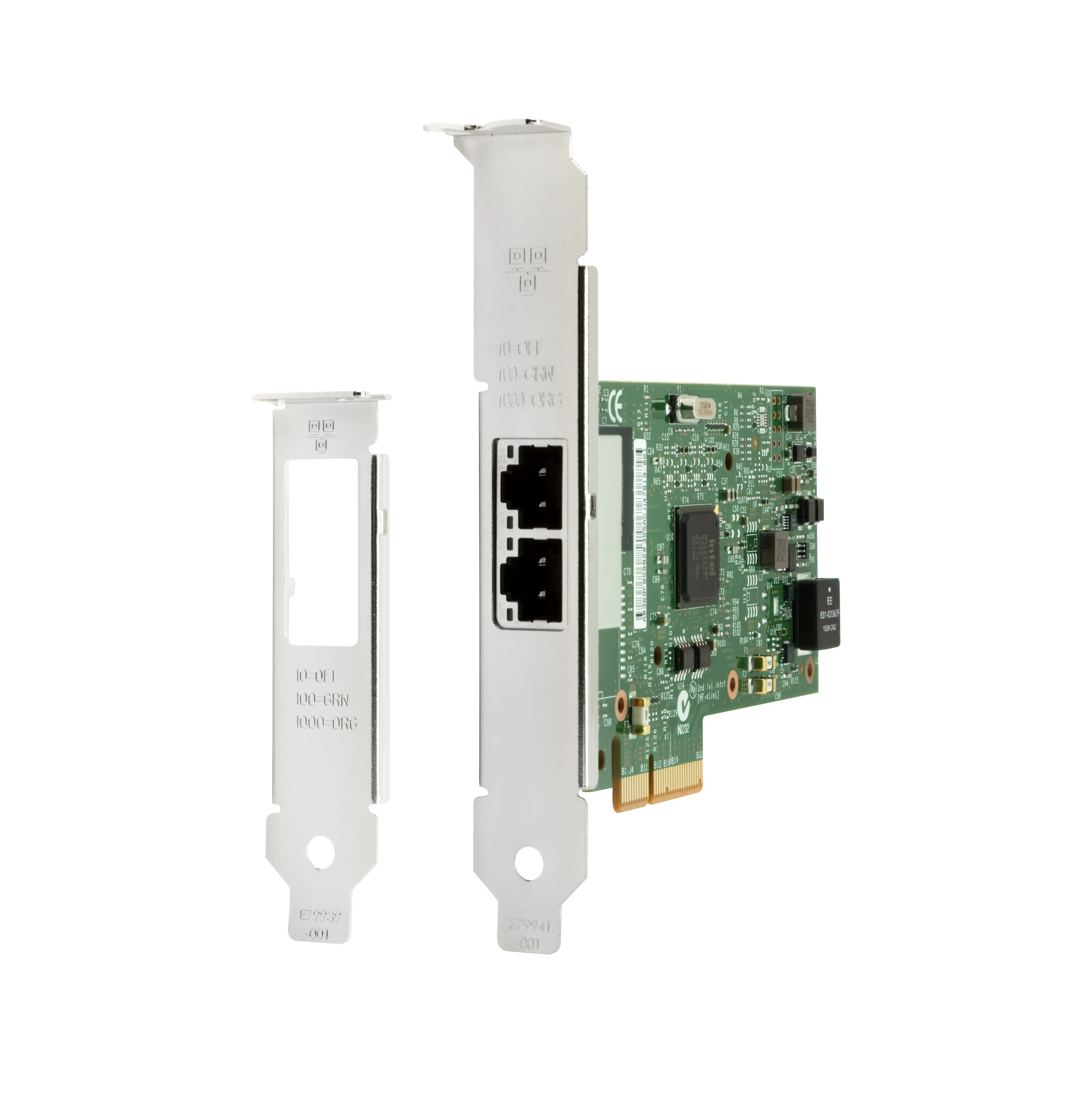 V4A91AA - HP / Intel I350-T2 Dual Port 1Gb/s PCI Express 2.1 x4 Netwo…