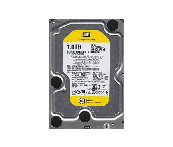 WD1003FBYZ-010FB0 - Western Digital 1TB 7200RPM SATA 6Gb/s 3.5-in HDD