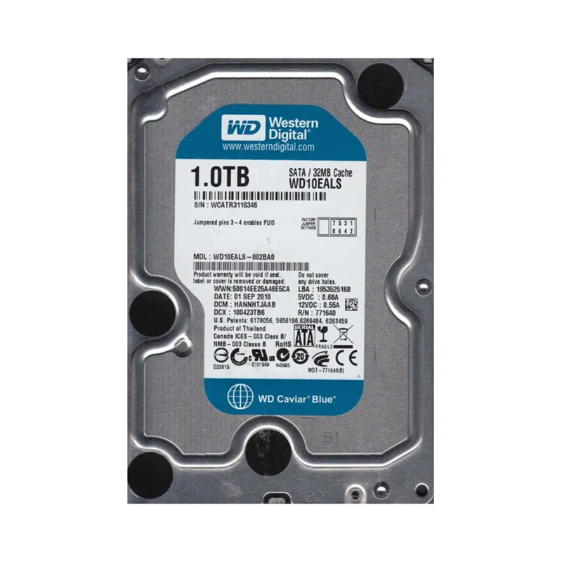 Western Digital - Western Digital製HDD　WD10EALS　1TB SATA300 7200 Amazon.com: Western Digital Blue WD10EZEX 1TB 3.5 inches