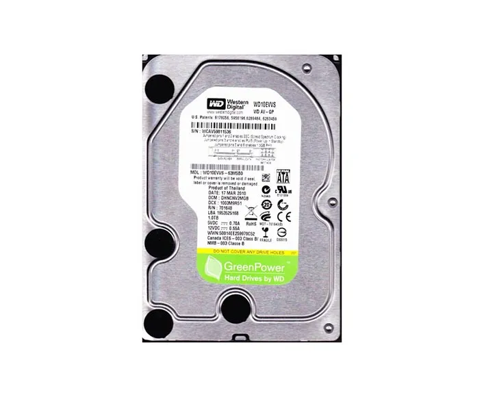 WD10EVVS-63M5B0 - Western Digital AV-GP 1TB 5400RPM SATA 3GB/s 8MB Ca…