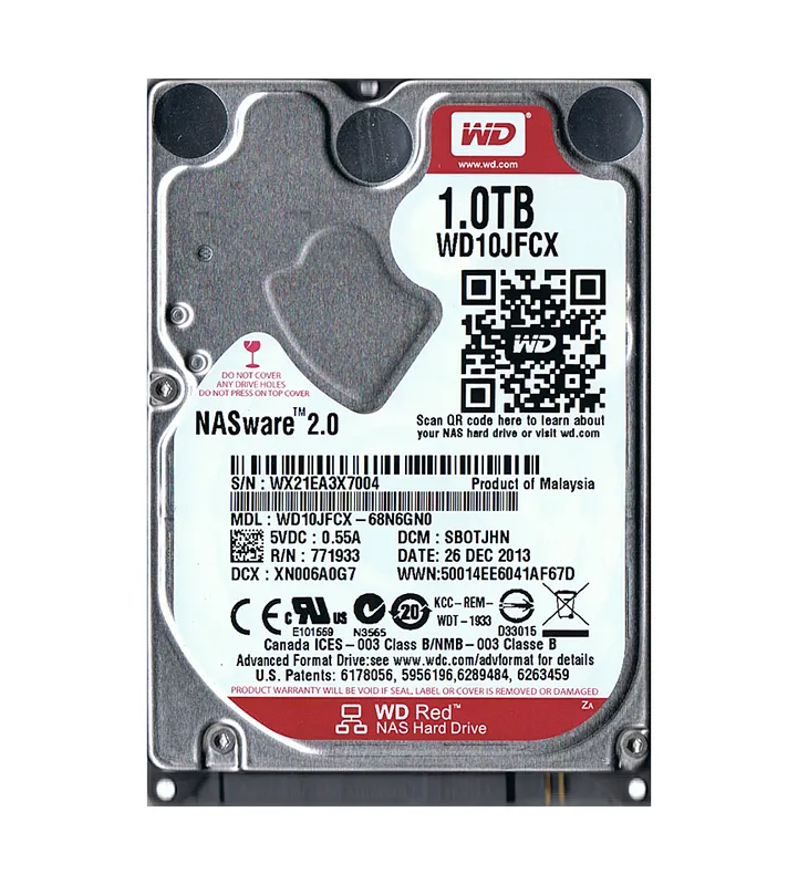 WD10JFCX-68N6GN0 - WD 1TB 5400RPM SATA 6Gb/s 2.5-Inch Hard Drive