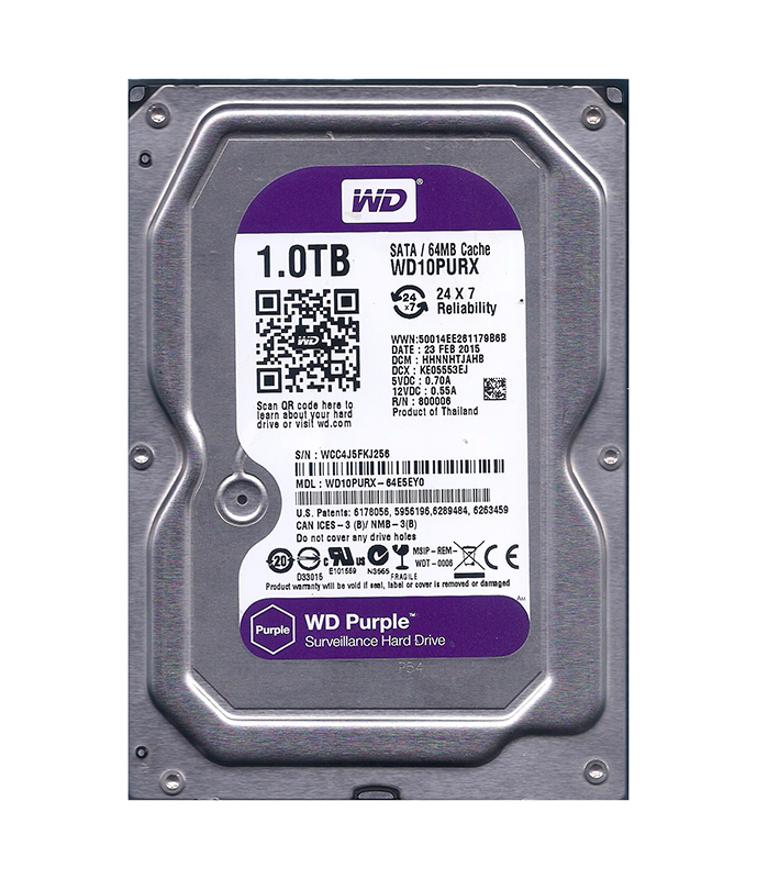 WD10PURX-64D85Y0 - Western Digital 1TB 7200RPM SATA 6Gb/s 3.5-in HDD