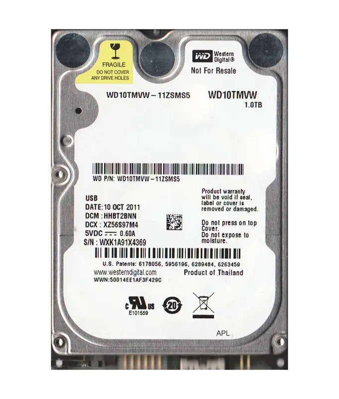 Carte électronique PCB Pour Disque Dur WD10TMVW-11ZSMS5 - Référence 2060-771814-001, Occasion