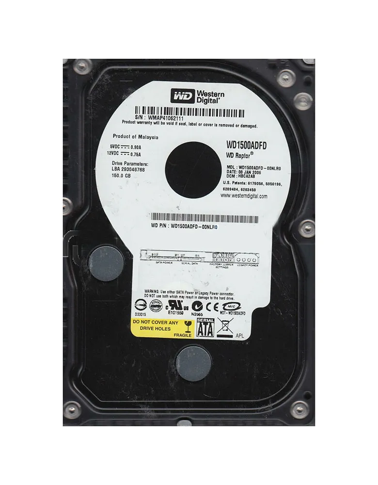 WD1500ADFD-00NLR0 - Western Digital Raptor 150GB 10000RPM SATA 1.5GB/…