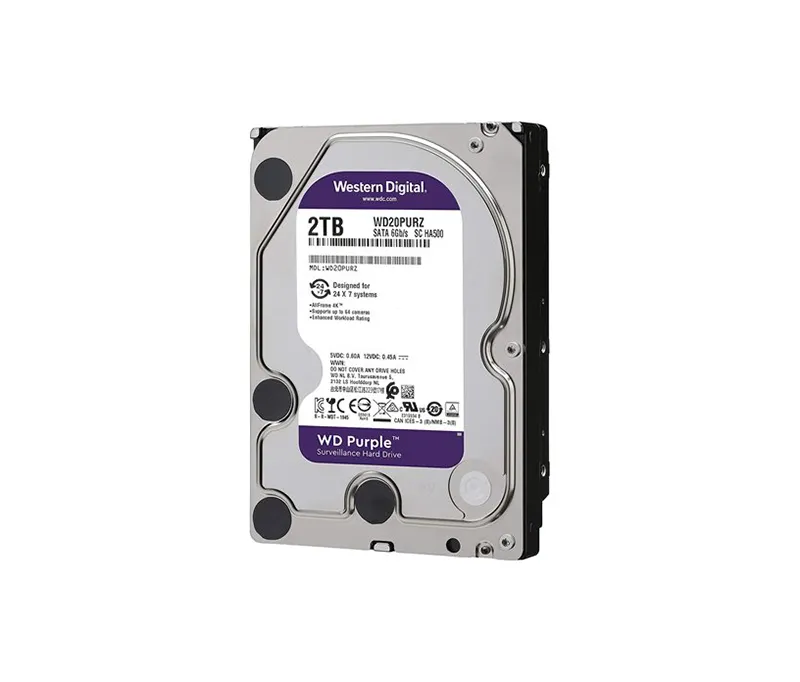 WD20PURX-64P6ZY0 - Western Digital 2TB 5400RPM SATA 6Gb/s 3.5-in HDD