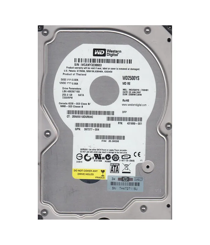 WD2500YS-70SHB1