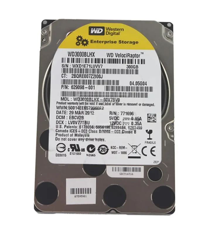WD3000BLHX-60V7BV0 - WD 300GB 10000RPM SATA 3Gb/s 2.5-in HDD