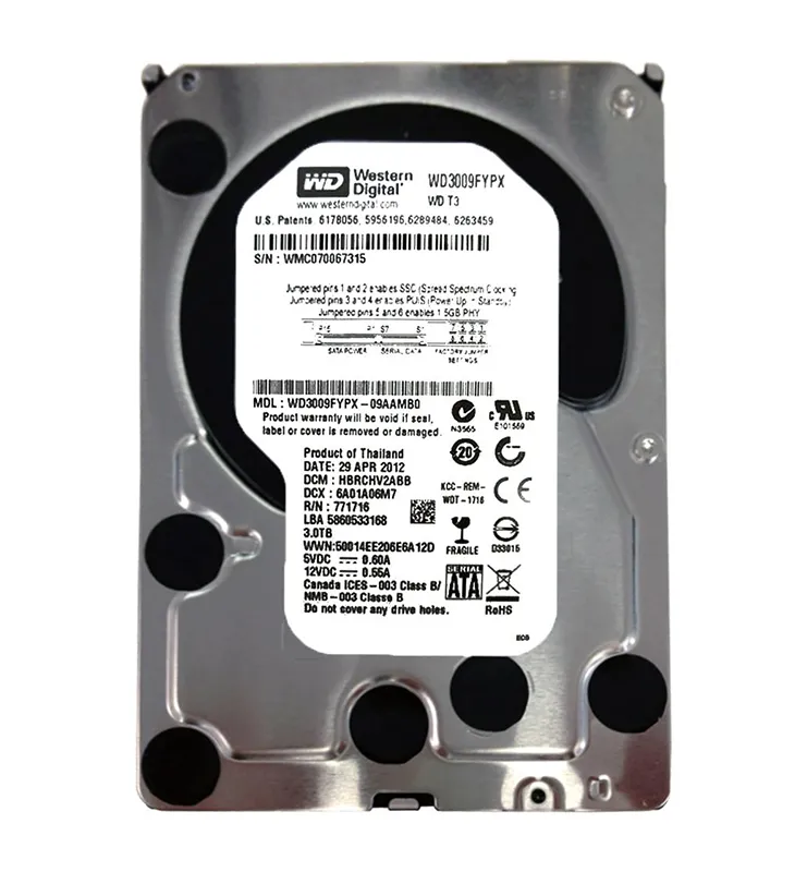 WD3009FYPX-09AAMB0 - Western Digital T3 3TB 5400RPM SATA 6Gb