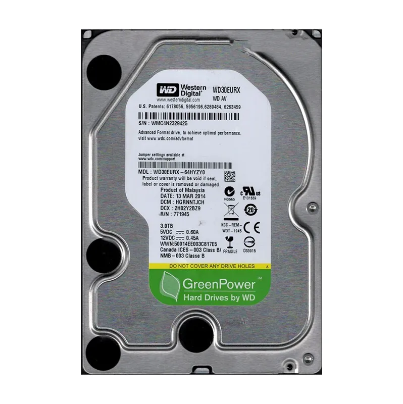 Western Digital WD30EURX （3.5インチHDD 3TB）