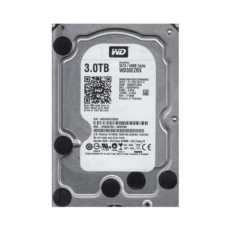 WD Green WD30EZRX 2台 3TB×2＝6TB 正常動作確認済 Amazon | WD HDD 内蔵ハードディスク 3.5インチ 3TB Green