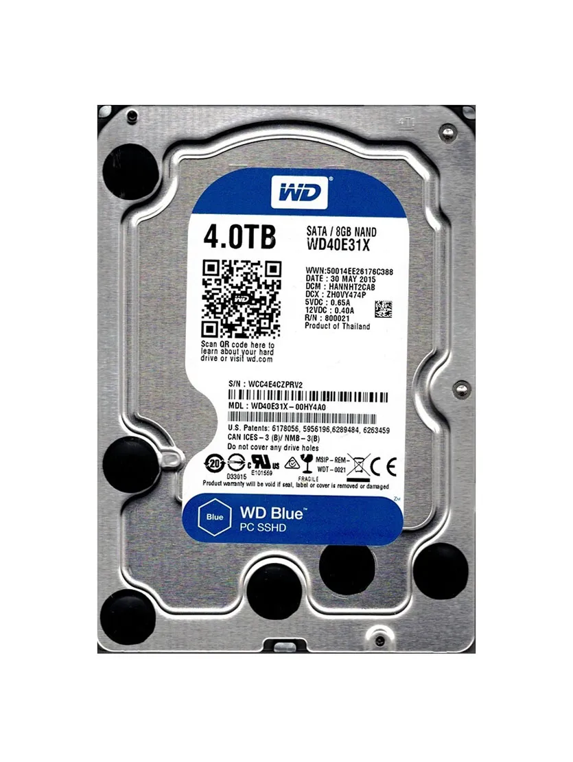 WD40E31X-00HY4A0 Western Digital 4TB 5400RPM SATA 6Gb/s HDD