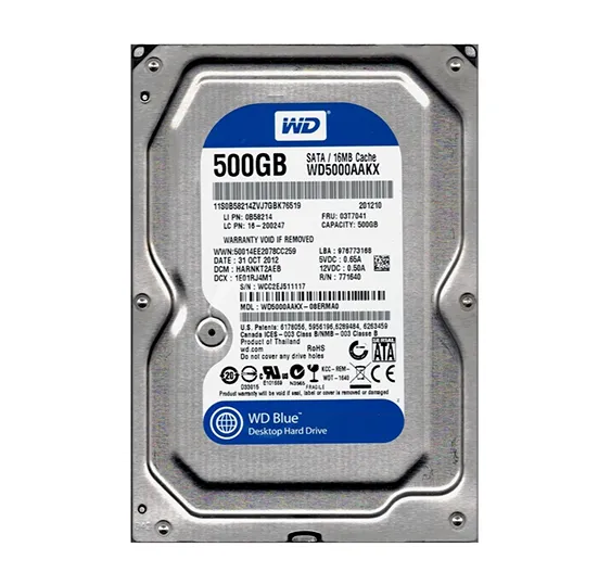 WD5000AAKX-08ERMA0 - Western Digital Caviar Blue 500GB 7200RPM SATA 6…