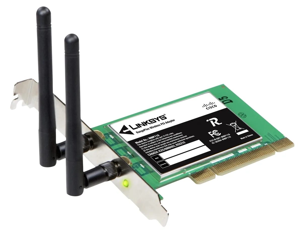 WMP110 - Linksys Rangeplus 802.11g Mimo Wireless Lan PCI Adapter