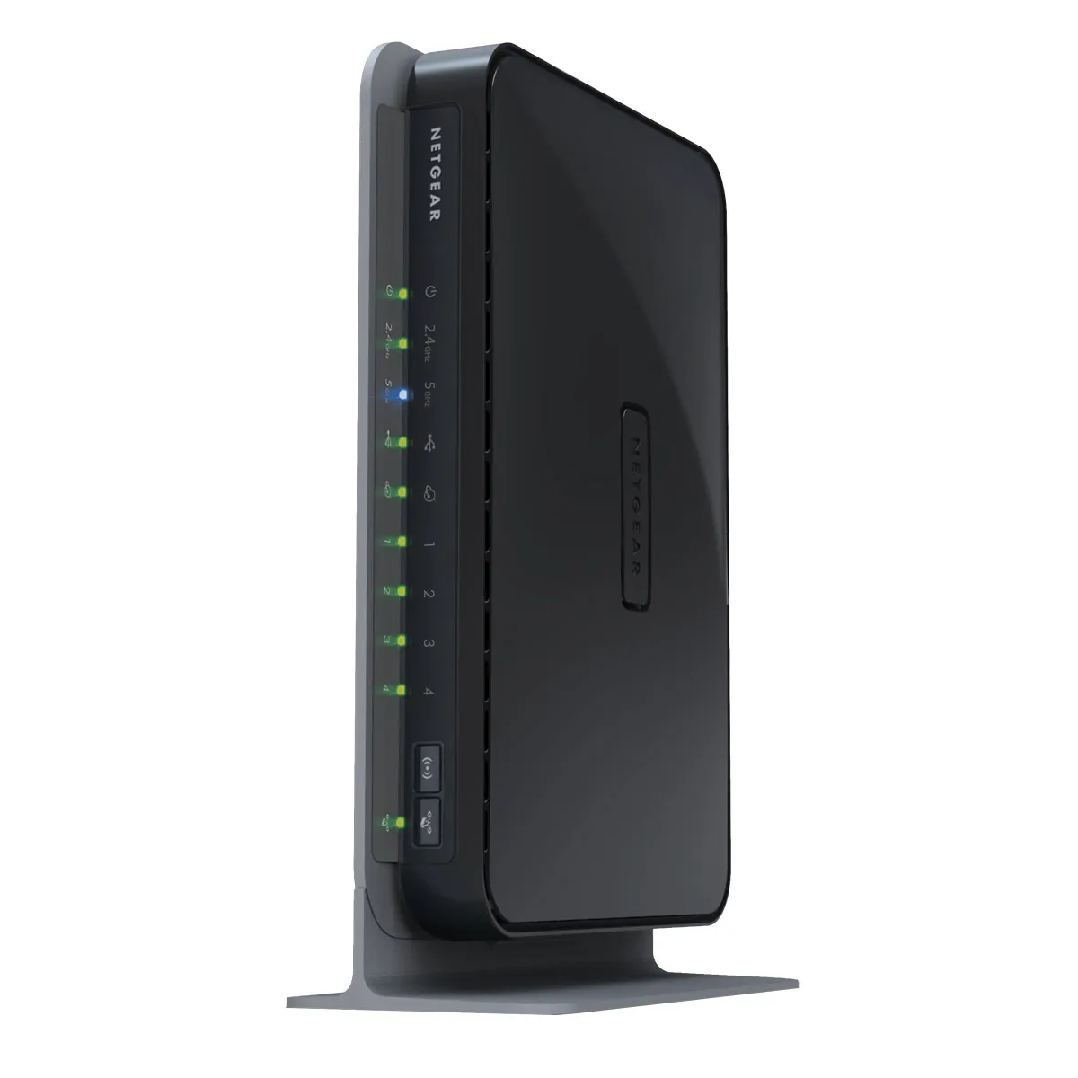 WNDR3700-100NAS - Netgear 5-Port Gigabit Ethernet 802.11b/a/g/n Dual …