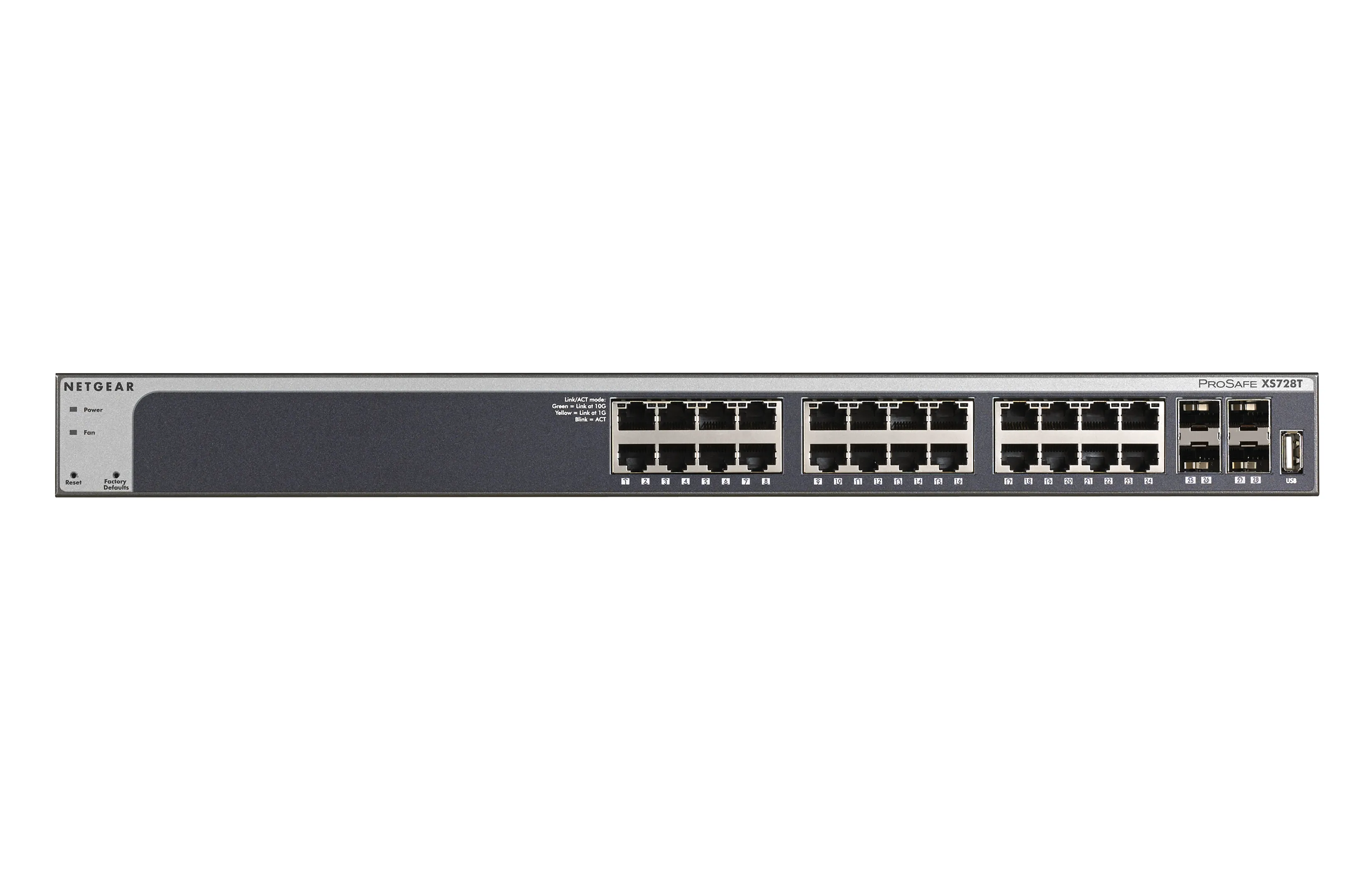 XS728T-100NES - Netgear ProSAFE XS728T 28-Port 10-Gigabit Ethernet Sm…