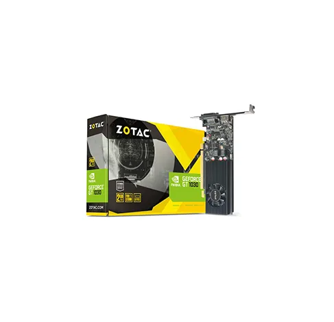 ZT-P10300A-10L ZOTAC NVIDIA GeForce GT 1030 2GB GDDR5 DVI/HDMI PCI-Ex…