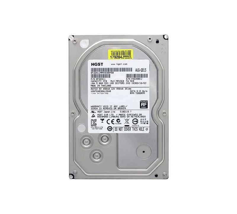 内蔵型ハードディスクドライブ Hitachi/HGST HDN724030ALE640 3.5 HDD 3TB HDN724030ALE640 - Hitachi Deskstar NAS 3TB 7200RPM SATA 6GB