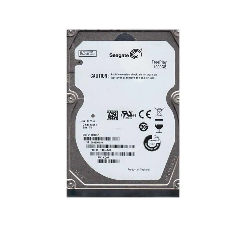 1RK172-123 - Seagate 1TB 5400RPM SATA 6Gb/s 2.5-in Hard Drive